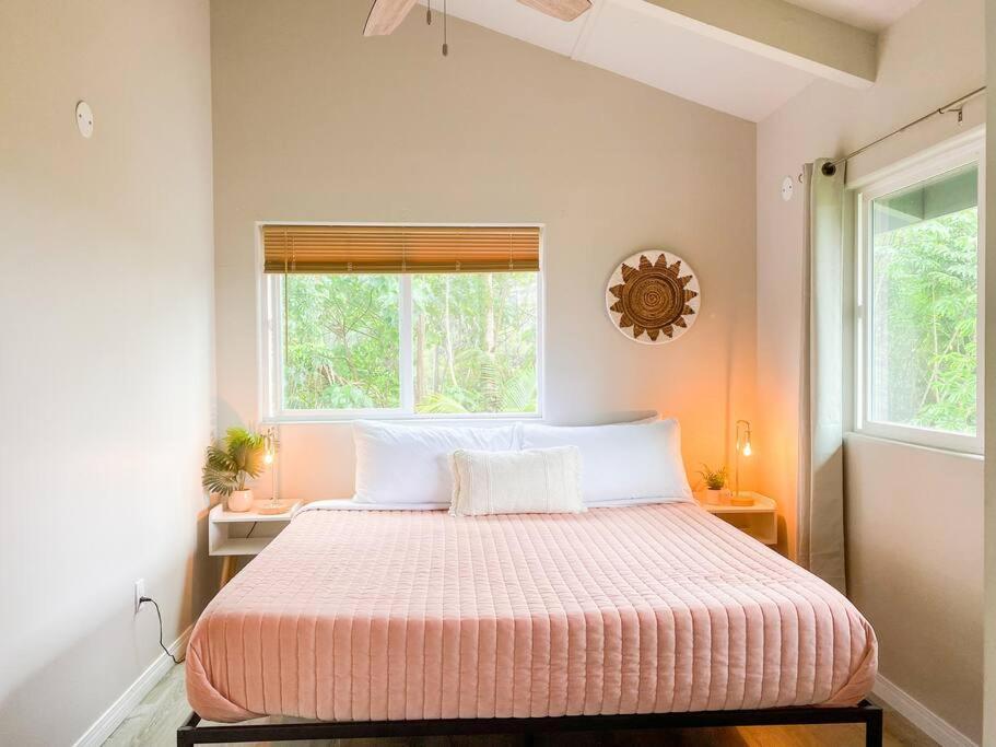 Ferienwohnung Hibiscus Hale, Full Kitchen, King Bed, Parking Keaau Exterior foto