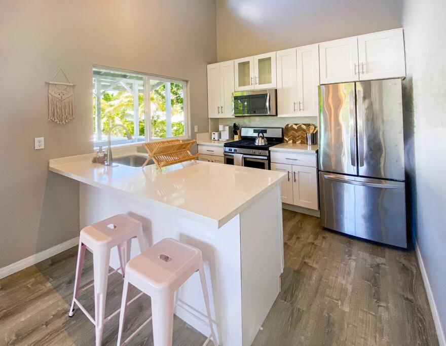 Ferienwohnung Hibiscus Hale, Full Kitchen, King Bed, Parking Keaau Exterior foto